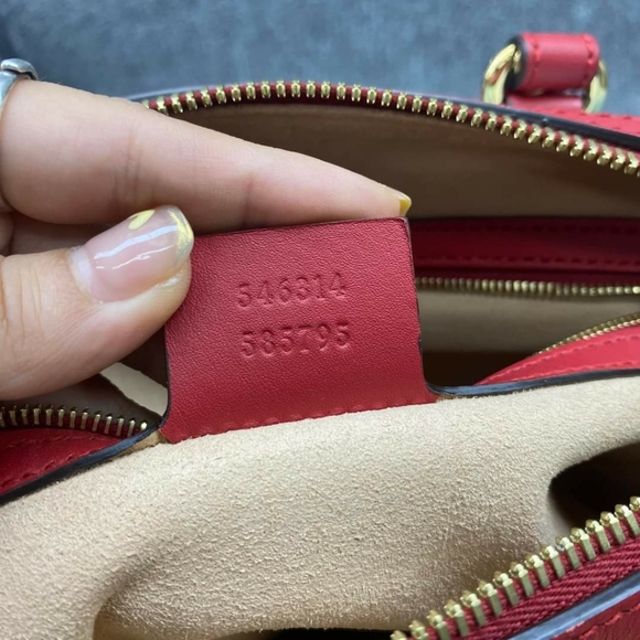 100% Authentic Gucci Blooms Boston Canvas Crossbody Bag - Picture 12 of 16